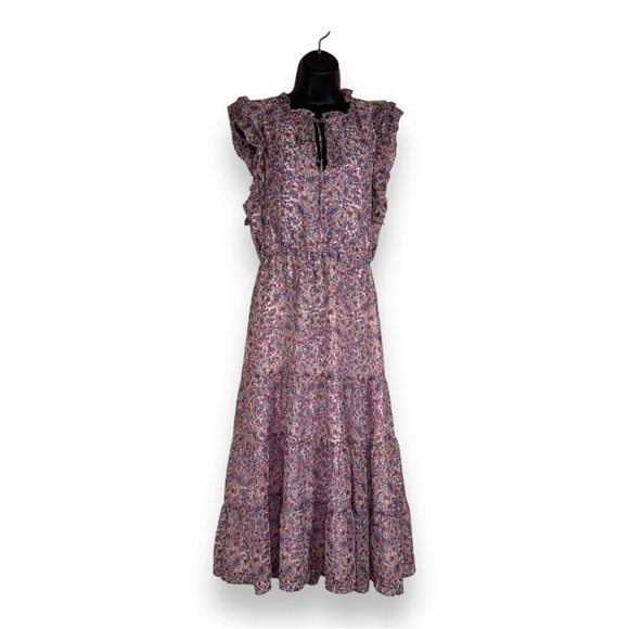 BB Dakota Dresses & Skirts - SMALL BB DAKOTA RUFFLE FLORAL DRESS PEASANT MIDI COTTAGE